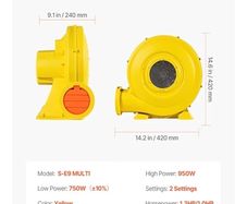 Bouncy castle blower