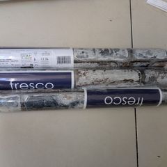 Fresco Distressed Brick Navy and Red Wallpaper  3 rolls