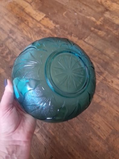 vintage glass bowl
