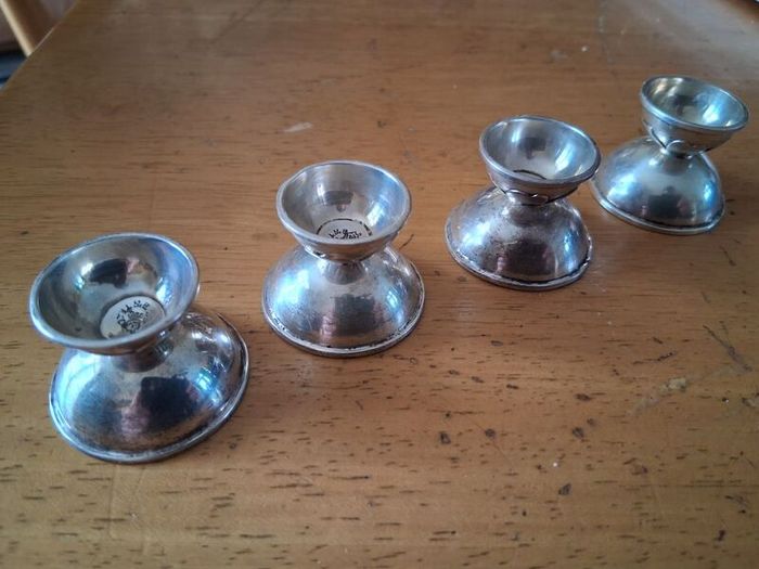 Midcentury Modernist Sterling Quail Egg Cups
