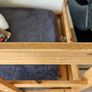 Kids & Adult sized IKEA solid wooden bunk beds & two good foam mattresses Image 4