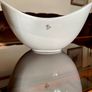 Pristine White Salad Sharing Bowl by Galzone Denmark with Handles Image 4