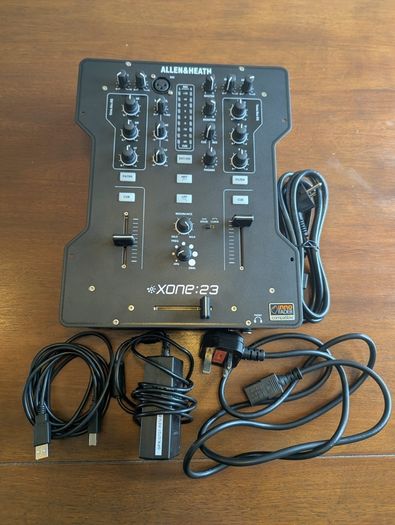 Allen & Heath XONE23 Professional DJ mixer including decksaver