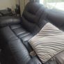 2 Leather USB recliner sofa Image 3