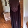 Purple velvet debs dress Image 2