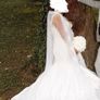 Mermaid lace wedding dress Image 6