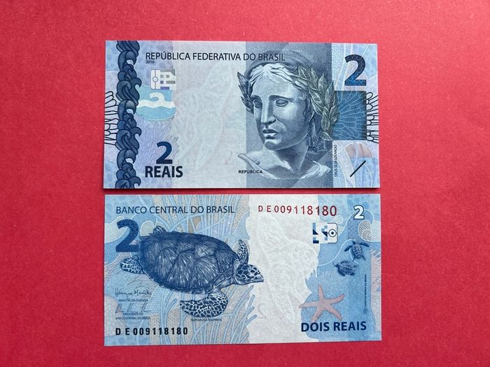 Brazil. 2 Reals. 2010 Pick 252a. ( Uncirculated )