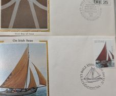 15 Irish Silk First Day Covers