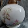 Antique French Limoges porcelain oil lamp Image 2