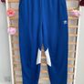 Size 12 retro style adidas bottoms royal blue & white Image 8