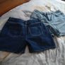 Two Pairs of denim shorts size 14 Image 3