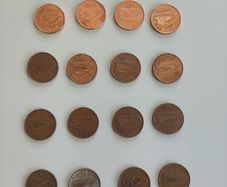 16 x 2p 2 pence piece Ireland Full Mint date set 1971 - 2000