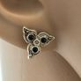 sterling silver marcasite earrings Image 3