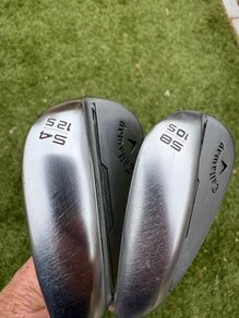 golf clubs left hand calaway opus wedges 54 & 58 degree ( 10/12 - bounce )