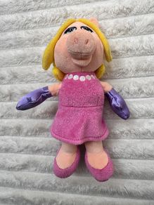 Miss Piggy Plush Disney Muppets Posh Paws approx. 23. cm. Used Please see photos