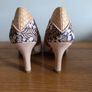 Ruby Shoo Patterned Peep Toe Heels - UK 7 EU 40 - Excellent Condition Image 5