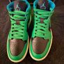 Nike Air Jordan 1 Mid "Lucky Green Aquatone" (UK 5 / EUR 38.5) Image 2