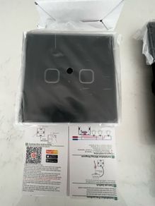 light switch Wi-Fi black glass touch
