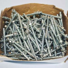 Steel wedge anchors M8 x 100 (140 Piece box)