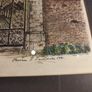 Framed print of The Bamberg Gate, Powerscourt. Enniskerry, Co. Wicklow, Ireland.WATERCOLOR SIGNED 1991. Image 3