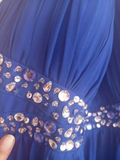 Navy blue debs/ ball gown dress