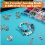 801 Pcs Crystal Jewellery Making Kit, Crystals for Jewellery Making with Crystal Gemstone Beads 5-7mm Stone Bead Drilled Beads for Jewelry Making (FREE POSTAGE) Image 4
