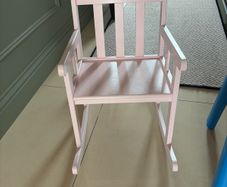 pink toddler rocking chair