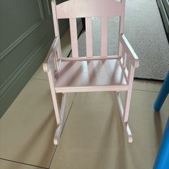 pink toddler rocking chair