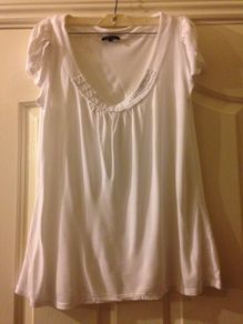 White Linea top