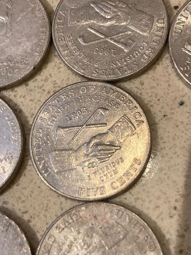 USA 5 cents commemorative lot of 32 coins