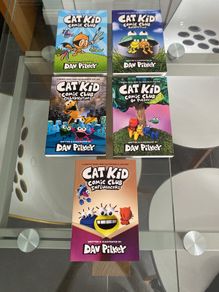 New CAT KID Children's Books by Dav Pilkey
