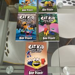 New CAT KID Children's Books by Dav Pilkey