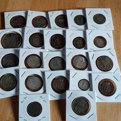 Silver coins and jewellry