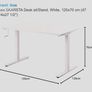 Desk height-adjustable with Desktop drawers. Image 6