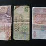 Old Moroccan bank notes from the 80's Image 4