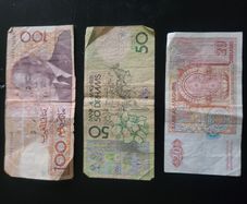 Old Moroccan bank notes from the 70s and 80's