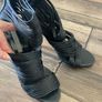 Zara Black Sandals , Size 38 Image 2