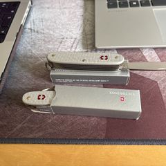 Two Victorinox Alox Farmer X