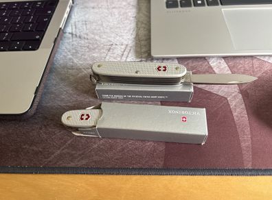 Two Victorinox Alox Farmer X