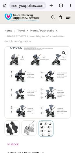 UPPAbaby Lower Car Seat Adapters