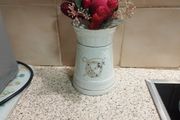 Celtic claddagh brooch vase