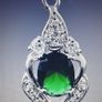 18KT White Gold Filled Pendant Image 2