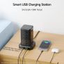 Tower Extension Lead with USB C Slots, 8 Way Multi Plug Extension Tower with 6 USB Ports, 13A 3250W Extension Cable with 4 Independent Control Switch, 1.8M Power Strip Tower for Home, Office, Kitchen Image 2
