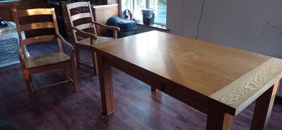 Solid Oak Kitchen Table