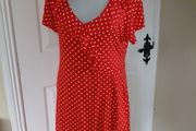 polkadot boohoo dress