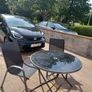 Garden foldable table and two chairs Image 2