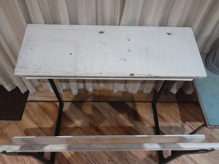 Vintage Old School Desk
