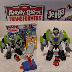 Angry Birds Transformers Jenga Hasbro Game