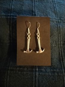 Silver Hammer Earrings