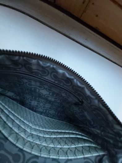Sage Green Croc Clutch Hand-held Purse